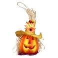 thumbnail image 4 of Linterna de calabaza de Halloween decorativa para celebrar la decoración del hogar, porche interior Sombrero amarillo, 4 of 6