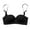 Black, variant on Push Up Padded Backless Bra - No Underwire Bras for Women Convertible Bra Lightly Smoothing Comfort Bralettes Demi-Cup Bra Gathering Underwear