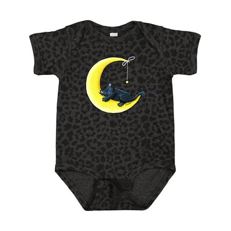 

Inktastic Black Cat Lunar Love Gift Baby Boy or Baby Girl Bodysuit