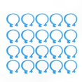 thumbnail image 2 of 100 Pcs Adjustable Leg Bands for Chicken Duck Bird Identification Blue 20mm Open Buckle Ankle Rings for Poultry Management, 2 of 5