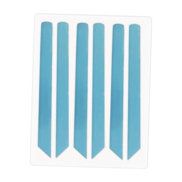 6 almohadillas para levantar pestañas, cubiertas para levantar pestañas, herramienta para familias, niñas y mujeres. Azul