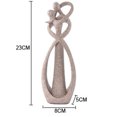thumbnail image 3 of kusrkot Ancient Abstract Carving Lover Goddess Deity Sandstone Statue Figurine Decor, 3 of 9