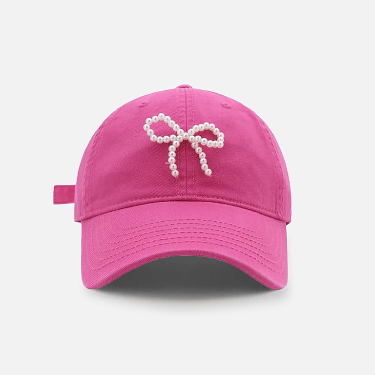 Men Vintage Baseball Hat Hot Pink Fashion Sports Hat Dad Hat  display picture 1