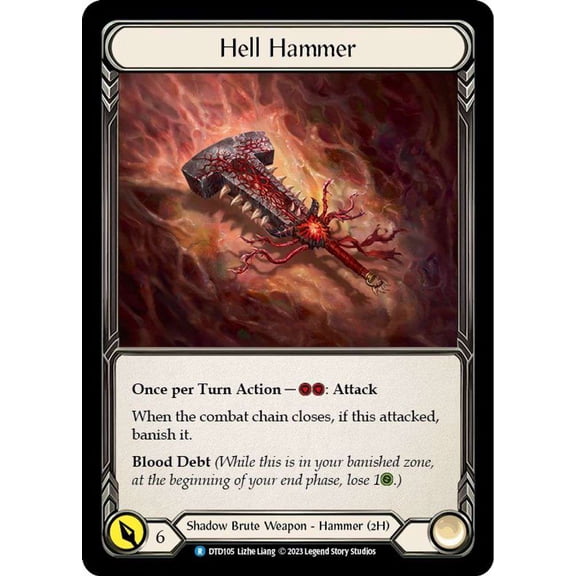 Flesh and Blood Dusk Till Dawn Rare Hell Hammer DTD105
