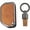 4 Button Brown, variant on Compatible Key Fob Cover for Jeep Grand Cherokee Dodge Charger Challenger Durango Journey Dart Chrysler 300 Key Case Holder Protector Metal Keychain