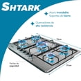 thumbnail image 2 of Parrilla A Gas 5 Quemadores Acero Inox Empotrable Plateado, 2 of 5