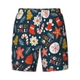 thumbnail image 4 of Lsque Mens Swim Trunks Holiday Christmas Cookies Pattern - Bathing Suit Compression Liner - Beach Swim Shorts Swimwear - (S-3XL) - Stretch Quick Dry -XX-Large, 4 of 9