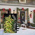 thumbnail image 3 of SM-XLHN Merry Christmas House Flag 28x40 Inch Double Sided, Christmas Tree Xmas Winter Holiday Yard Outdoor Decorative Flag, 3 of 6