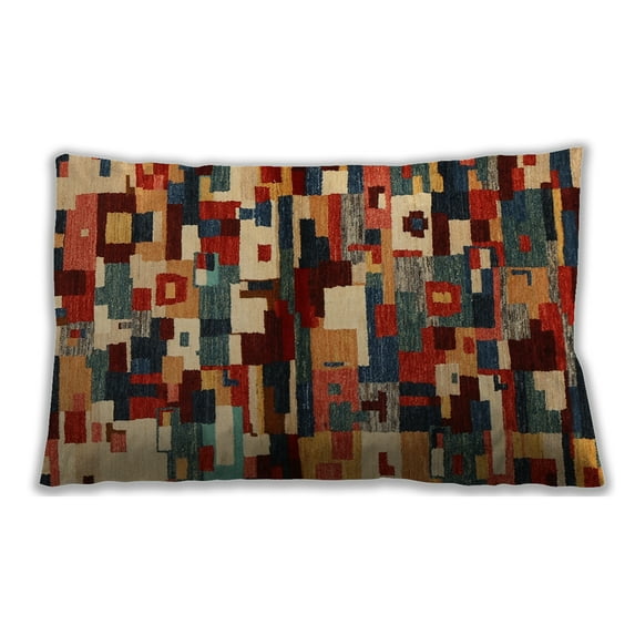 Ahgly Company Indoor Rectangular Contemporary Lumbar Throw Pillow, 13 inch by 19 inch
