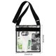 thumbnail image 2 of Bolso Bandolera Transparente 10X9 Cartera Cruzada Transparente Aprobado Por Estadio, Correa Ajustable Y Bolsa Interior Para Eventos Deportivos, Partidos Muyoka Hogar, 2 of 6