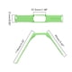 thumbnail image 4 of Bandas De Reloj De Silicona Bandas De Repuesto Correa De Reloj Suave Y Cómoda Compatible Con Polar A360 A370 Speravity EL017230-03, 4 of 5