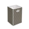 Folding Hamper Storage Bin-Color:Brown & White Polka Dot