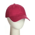 thumbnail image 3 of Essential Basic Plain Dad Hat 100% Cotton Unstructured Hat Unisex Adjustable Strap - Hot Pink, 3 of 3