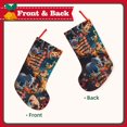 thumbnail image 2 of Sikiie Whimsical Animal Spiral Christmas Stockings,18 Inches Christmas Stockings Xmas Hanging Stockings for Family Christmas Decorations & Gifts, 2 of 7