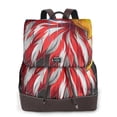 thumbnail image 1 of Balery Eagle Head With American Flag Mochila de Cuero para Mujeres, Gran Capacidad, Bolsa de Viaje Multifuncional, Mochila de Cuero y Bolsa de Hombro para Mujeres, 1 of 4