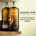 thumbnail image 5 of Majestic Pure Biotin Shampoo for Hair Growth 16 fl oz- Volumizing Shampoo for Hair Loss - Hydrating & Nourishing - Sulfate Free, for Men & Women, 5 of 9