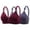 Navy, variant on Ltctricy Women's 2 Pc Push up Bras Comfortable Wireless Full Figure Support Lift up Bralette Breathable Plus Size Bras