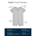 thumbnail image 6 of Gerber Unisex Baby Buttery Soft Short Sleeve Romper with Viscose Made from Eucalyptus, Sizes 0/3M-18M, 6 of 9