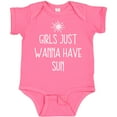 thumbnail image 3 of Inktastic Girls Just Wanna Have Sun Girls Baby Bodysuit, 3 of 5