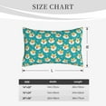 thumbnail image 6 of Binfone Cute Shiba1 Standard Size Pillowcase, Long Staple Pure Cotton Envelope Closure Pillow Cover,14"x20", 6 of 9
