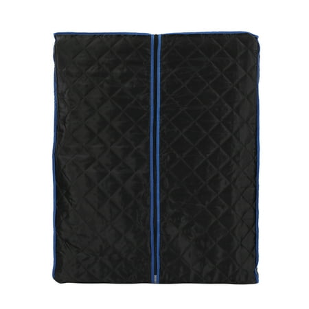 YeekTok Steam Sauna Box Black Cloth Cover, Blue Edging