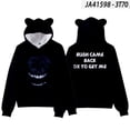 thumbnail image 1 of Doors Roblox-Sudadera con capucha para niños, jersey de manga corta con orejas de gato de Escape de la puerta, moda urbana, regalos, 1 of 4