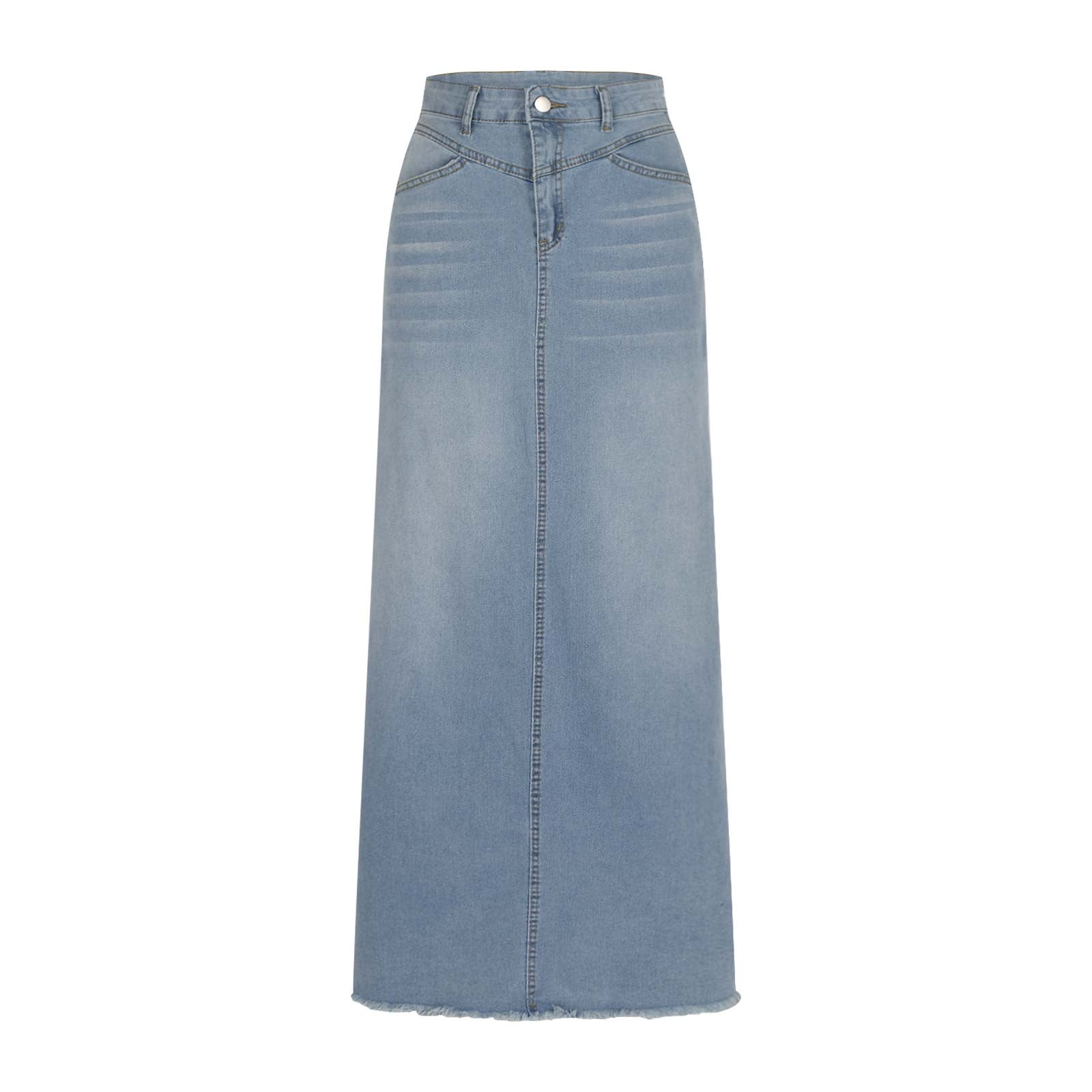 【NONCODE】Raglan Damage Denim Skirt Destructed Glam Denim Mini Skirt | Windsor