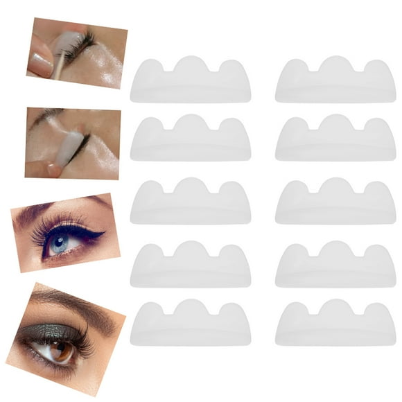 Almohadilla protectora Jadeshay 5 pares de silicona para levantar pestañas