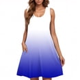 thumbnail image 5 of Uaswgudfs Women's Sleeveless Relaxed Flowy Dress - Casual Summer Sundress with Pockets for Resort & Everyday Effortless Style Blue XXL, 5 of 5
