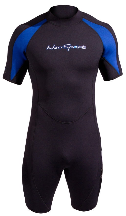 Details about   NeoSport Kids Children's 2mm Spring Shortie Wetsuit Size 08 Blue Swimming Gear 