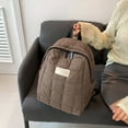 thumbnail image 3 of Puffer Quilted Backpack for Women College Backpack Puffy Work Backpacks Fit Laptop Light Casual Daypack, 3 of 6