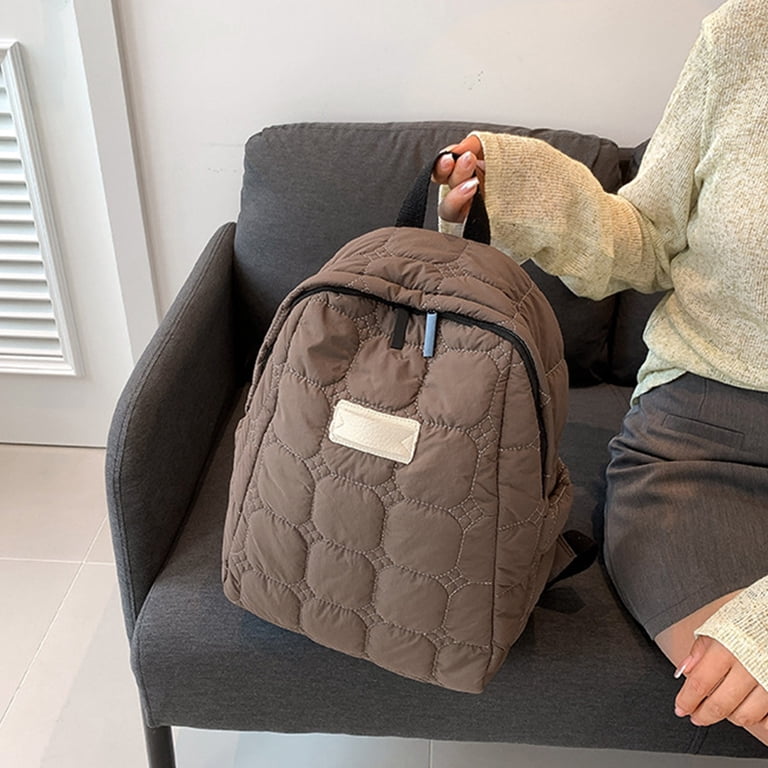 Hvyesh Quilted Backpack for Women Lightweight Puffer Hiker  display picture 1