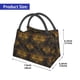 thumbnail image 2 of Fotbe Gold Dragonfly Mandala Bolsa Térmica Portátil con Estampado, Bolsa de Entrega de Alimentos Aislada, Bolsa Reutilizable de Gran Capacidad para Comidas y Supermercado, 2 of 6