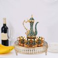 thumbnail image 3 of de cafetera turca vintage, tazas, bandeja y jarra de para , Yotijar Copa de vino, 3 of 8