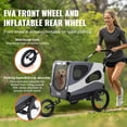 thumbnail image 3 of Remolque VEVOR para bicicletas para perros, 45 kg, plegable, negro y gris, 3 of 9