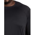 thumbnail image 2 of True Nation by DXL Men's Big & Tall Harbor Bay Long-Sleeve Performance Swim Top, Black, 3XL, 2 of 6