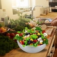 thumbnail image 4 of Tazones para mezclar, de mezcla de acero inoxidable para cocinar arroz,Tazones De Metal Redondo Fideos Fáciles De Limpiar,Organizadores de almacenamiento de alimentos Ensaladeras para perfecl Tazones para mezclar, 4 of 8