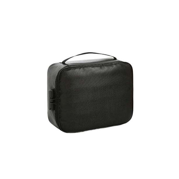 Bolsas de almacenamiento de gran capacidad, organizador impermeable, portátil, multifuncional, conveniente maleta, bolso de almacenamiento para Almacenamiento y organización del hogar Doble negro Matsuzay HA077091-04