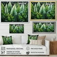 thumbnail image 4 of Designart "Ferns Plant Fronds II" Floral Floater Framed Canvas Wall Art, 4 of 7