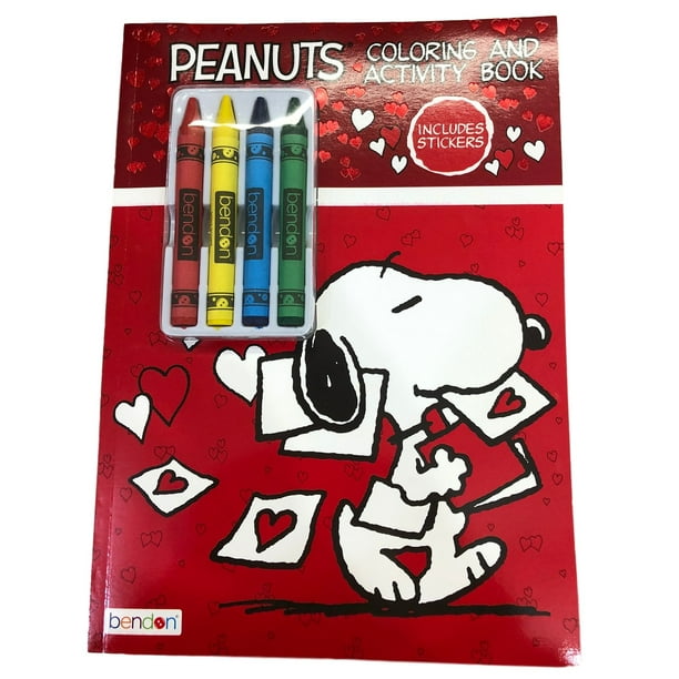 Download Coloring Book - Snoopy - Color and Activity Book w Crayons ...
