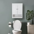 thumbnail image 4 of Design House Concord Fully Assembled 2-Door Bathroom Wall Cabinet in White, 4 of 10