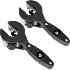 Tingzi Outil de cutter pour tubes à cliqueter, 2 en 1 Fermer Cutter compact de tubes de quartiers, ensemble de tuyaux de haute précision pour cuivre, PVC et tuyaux métalliques, lame réglable pour des espaces serrés