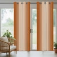 thumbnail image 4 of Burnt Orange Ombre Outdoor Curtains for Patio Waterproof,Windproof Privacy Curtains with Weighted Bottom,Modern Gradient Abstract Art Outside Drapes for Picnic Garage Backyard Cabana 54"x95" 1 Panel, 4 of 8