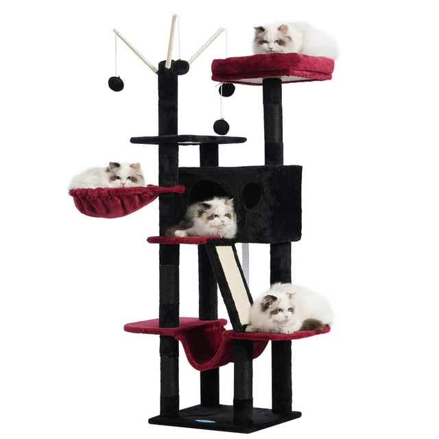 Árbol para Gatos Hey-brother Gótico MPJ019SBR para Gatos de Interior