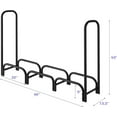 thumbnail image 3 of Heavy Duty Indoor Outdoor Log Holder & Black & 8ft Firewood Storage Log Rack with Cover, 3 of 6