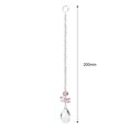 thumbnail image 3 of Crystal Prisms Wind Chimes Rainbow Chaser Maker Jardín Decoración colgante (Rosa), 3 of 3