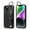 Black, variant on ShellTech for Ring Holder iPhone 15 Case , Shockproof Leather Hand Strap Kickstand Card Slot Case TPU Back Cover for iPhone 15,Black