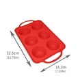 thumbnail image 3 of Round Cylinder Silicone Baking Molds for Chocolate Candy Muffins Cupcakes Soap Bath Bombs, 3 of 5
