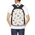 thumbnail image 4 of Disketp Bees And Flowers Mochila Minimalista de Gran Capacidad, Mochila de Viaje para Escuela, Trabajo o Uso Diario, 4 of 6