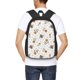 thumbnail image 4 of Balery Bees And Flowers Mochila para hombre y mujer - Tela Oxford 600D resistente - Gran capacidad, resistente al agua, ideal para la escuela, viajes y senderismo, 4 of 6